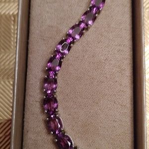 JTV Purple Amethyst Bracelet. FREE Shipping!
